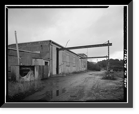 U.S. Coast Guard Station, Weapons Shop Building, U.S. Coast Guard Station, Kodiak, Kodiak Island Borough, AK, Antique Print