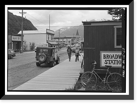 City of Skagway, Skagway, Skagway-Hoonah-Angoon Census Area, AK - 63, Vintage Print