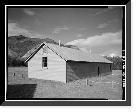 Fort Egbert, Quartermaster Warehouse, Yukon River at Mission Creek, Eagle vicinity, Southeast Fairbanks Census Area, AK - 2, Historic Reproduction