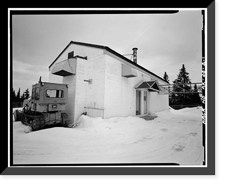 Rabbit Creek White Alice Site, Radio Relay Station, Anchorage, Anchorage, AK, Vintage Print