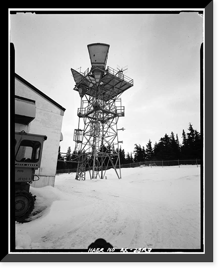 Rabbit Creek White Alice Site, Radio Relay Station, Anchorage, Anchorage, AK - 3, Vintage Wall Art