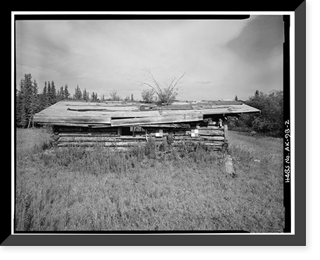 Town of Chisana, U.S. Commissioner's Residence, Chisana, Valdez-Cordova Census Area, AK - 2, Historic Print