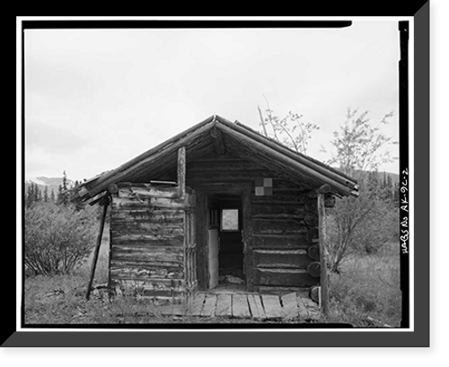 Historic Framed Print, Town of Chisana, Women's Jail, Chisana, Valdez-Cordova Census Area, AK - 2,  17-7/8" x 21-7/8" Historic Framed Print, Town of Chisana, Women's Jail, Chisana, Valdez-Cordova Census Area, AK - 2,  17-7/8" x 21-7/8"