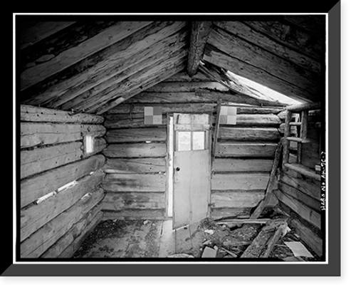 Historic Framed Print, Town of Chisana, Women's Jail, Chisana, Valdez-Cordova Census Area, AK - 7,  17-7/8" x 21-7/8" Historic Framed Print, Town of Chisana, Women's Jail, Chisana, Valdez-Cordova Census Area, AK - 7,  17-7/8" x 21-7/8"