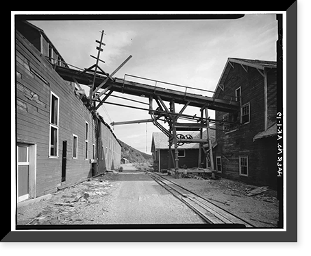 Historic Framed Print, Kennecott Copper Corporation, On Copper River & Northwestern Railroad, Kennicott, Valdez-Cordova Census Area, AK - 19,  17-7/8" x 21-7/8"