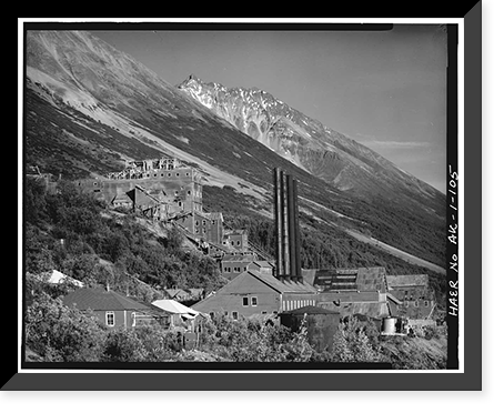 Kennecott Copper Corporation, On Copper River & Northwestern Railroad, Kennicott, Valdez-Cordova Census Area, AK - 100, Antique Wall Art