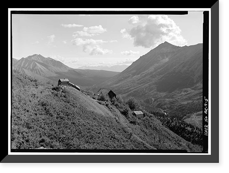 Green Butte Copper Company, McCarthy Creek 12 miles Northeast of McCarthy, McCarthy vicinity, Valdez-Cordova Census Area, AK - 5, Antique Wall Art