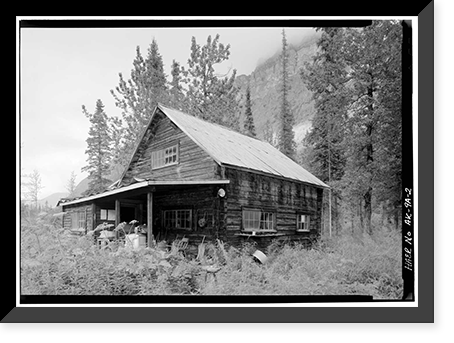 Green Butte Copper Company, Manager's House, McCarthy Creek 12 miles Northeast of McCarthy, McCarthy vicinity, Valdez-Cordova Census Area, AK - 2, Vintage Poster