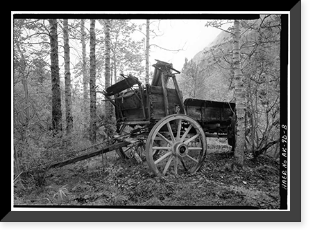 Green Butte Copper Company, Stables, McCarthy Creek 12 miles Northeast of McCarthy, McCarthy vicinity, Valdez-Cordova Census Area, AK - 8, Antique Wall Art
