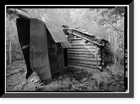 George McGregor Cabin, Yukon River near Coal Creek, Circle vicinity, Yukon-Koyukuk Census Area, AK - 2, Antique Poster