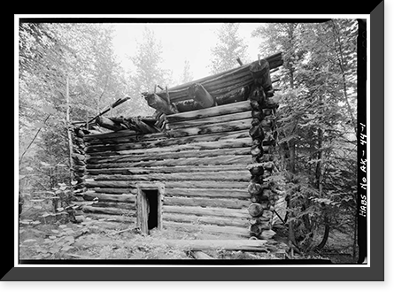 Woodchopper Roadhouse, Yukon River, Circle vicinity, Yukon-Koyukuk Census Area, AK, Vintage Wall Art