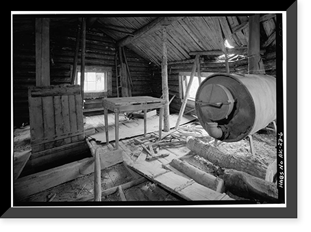 James Minano Cabin, Slate Creek at Koyukuk River, Bettles Vicinity, Coldfoot, Yukon-Koyukuk Census Area, AK - 6 Classic, Antique Wall Art
