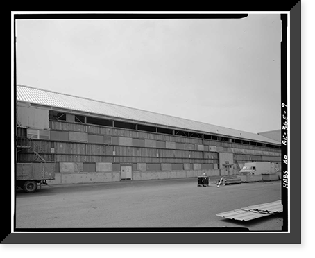 Ladd Field, Hangar No. 1, Fort Wainwright, Fairbanks, Fairbanks North Star Borough, AK - 8, Antique Print