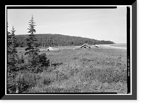 Historic Framed Print, Iditarod Trail Shelter Cabins, Portage Shelter Cabin, Portage, Anchorage, AK,  17-7/8" x 21-7/8"