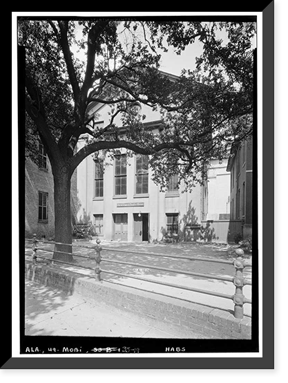 Christ Episcopal Church, Church & Saint Emanuel Streets, Mobile, Mobile County, AL - 9, Vintage Poster