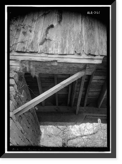 Cripple Deer Creek Covered Bridge, Allsboro vicinity, Colbert County, AL - 4, Vintage Poster