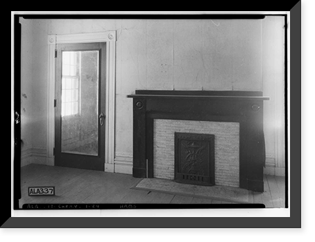 Cunningham Plantation, Old Memphis Road (Gaines Trace Road), Cherokee vicinity, Colbert County, AL - 24, Historic Reproduction