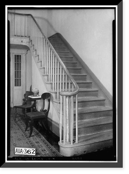 The Oaks, Ricks Lane, Leighton, Colbert County, AL - 4 Classic, Antique Print