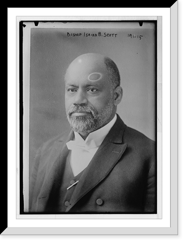 Bishop Isaiah B. Scott, portrait bust, Historic Reproduction