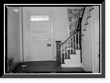 Governor Robert Lindsay House, U.S. Highway 72, Tuscumbia, Colbert County, AL - 8, Antique Poster
