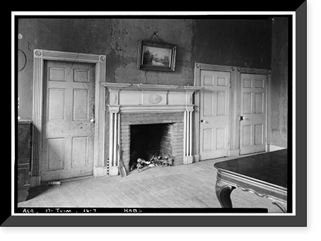 Carl Rand House, 501 East Third Street, Tuscumbia, Colbert County, AL - 7, Antique Poster