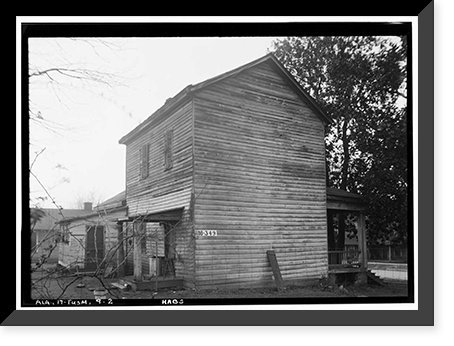 Stine House, 407 West Second Street, Tuscumbia, Colbert County, AL Classic, Vintage Poster