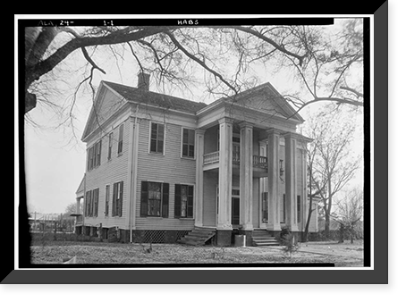 Cochran House, County Road 21, Orrville vicinity, Dallas County, AL, Vintage Print
