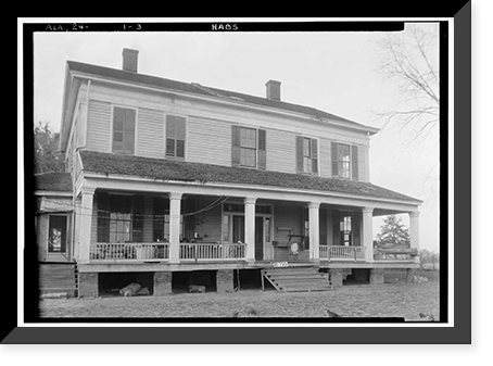 Cochran House, County Road 21, Orrville vicinity, Dallas County, AL - 2 Classic, Historic Print