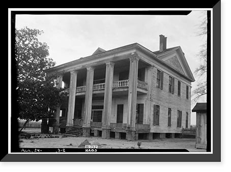 Lewis McMillan House, County Road 31, Orrville vicinity, Dallas County, AL - 2 Classic, Antique Poster