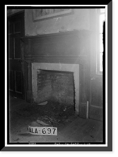 Governor Benjamin Fitzpatrick House, State Route 14 vicinity, Elmore vicinity, Elmore County, AL - 10, Historic Reproduction