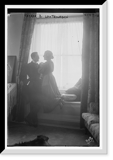 Historic Framed Print, Lou Tellegen & Farrar - 5,  17-7/8" x 21-7/8"