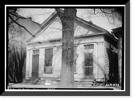 Old Law Office, Main Street, Eutaw, Greene County, AL, Antique Print
