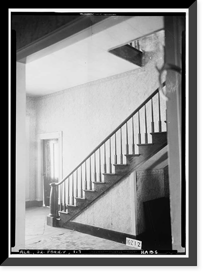 Rosemount, County Road 19, Forkland vicinity, Greene County, AL - 6, Antique Poster
