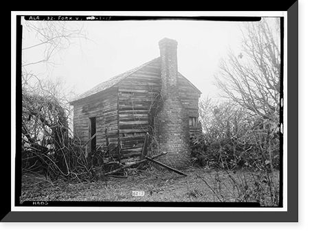 Rosemount, County Road 19, Forkland vicinity, Greene County, AL - 16, Vintage Wall Art