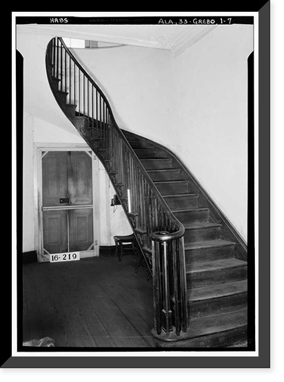 Magnolia Grove, 1002 Hobson Street, Greensboro, Hale County, AL - 7, Historic Print