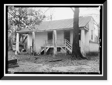 Magnolia Grove, 1002 Hobson Street, Greensboro, Hale County, AL - 13, Vintage Print