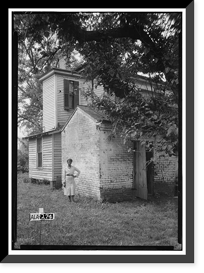 Shackelford-McCrary-Otts House, 901 Centreville Street, Greensboro, Hale County, AL - 5, Historic Print
