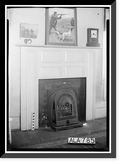 Gayle-Locke House, University Avenue (College Street), Greensboro, Hale County, AL - 7, Historic Print