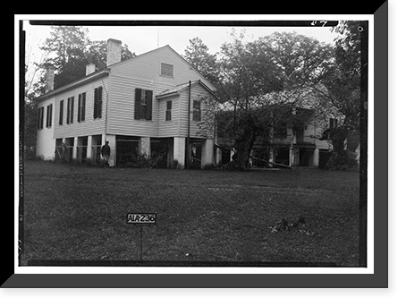 Governor Samuel Pickens House, State Route 14, Sawyerville vicinity, Hale County, AL - 17, Antique Print