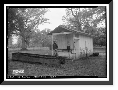 Governor Samuel Pickens House, State Route 14, Sawyerville vicinity, Hale County, AL - 29, Antique Poster