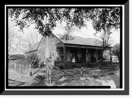 J. B. Taylor House, Washington Street, Columbia, Houston County, AL Classic, Antique Print