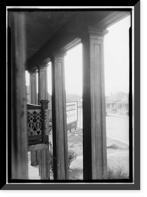 Historic Framed Print, Benjamin Pinckney Worthington House, Sixth Avenue South, Birmingham, Jefferson County, AL - 4,  17-7/8" x 21-7/8"