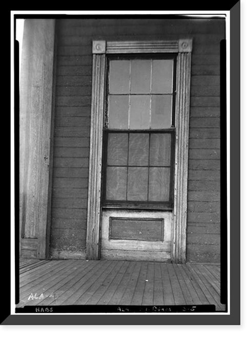 Historic Framed Print, Benjamin Pinckney Worthington House, Sixth Avenue South, Birmingham, Jefferson County, AL - 5,  17-7/8" x 21-7/8"
