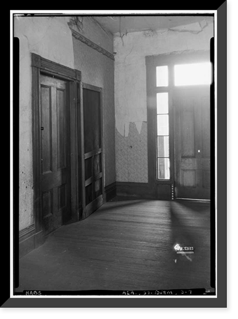 Historic Framed Print, Benjamin Pinckney Worthington House, Sixth Avenue South, Birmingham, Jefferson County, AL - 7,  17-7/8" x 21-7/8"