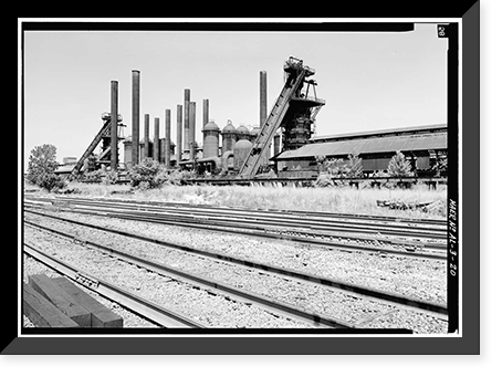 Sloss-Sheffield Steel & Iron, First Avenue North Viaduct at Thirty-second Street, Birmingham, Jefferson County, AL - 20, Vintage Print