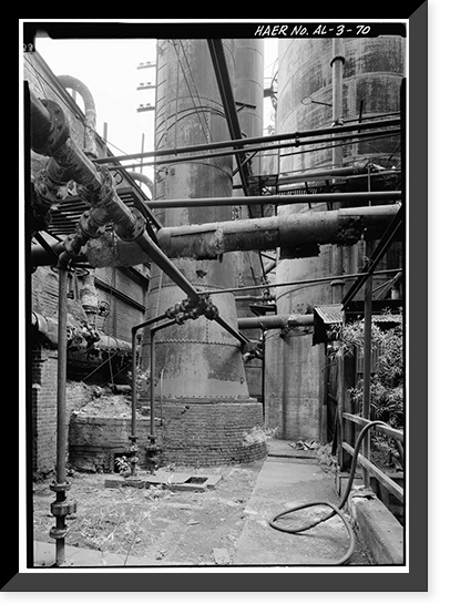 Sloss-Sheffield Steel & Iron, First Avenue North Viaduct at Thirty-second Street, Birmingham, Jefferson County, AL - 69, Vintage Poster