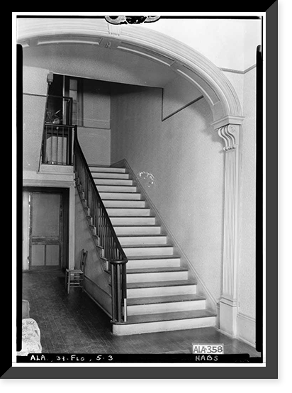 Ashcraft House, 461 North Pine Street, Florence, Lauderdale County, AL - 3, Antique Poster