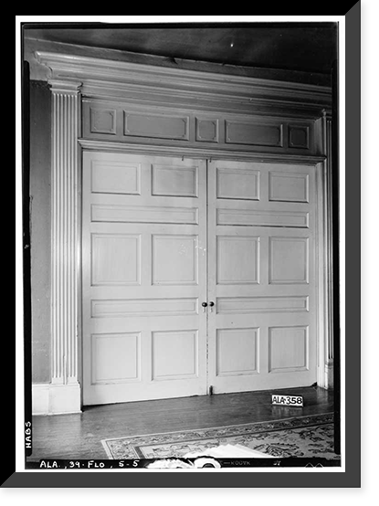 Ashcraft House, 461 North Pine Street, Florence, Lauderdale County, AL - 5 Classic, Historic Print