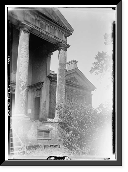 Saunders-Goode-Hall House, State Highway 101, Town Creek vicinity, Lawrence County, AL - 11, Vintage Poster