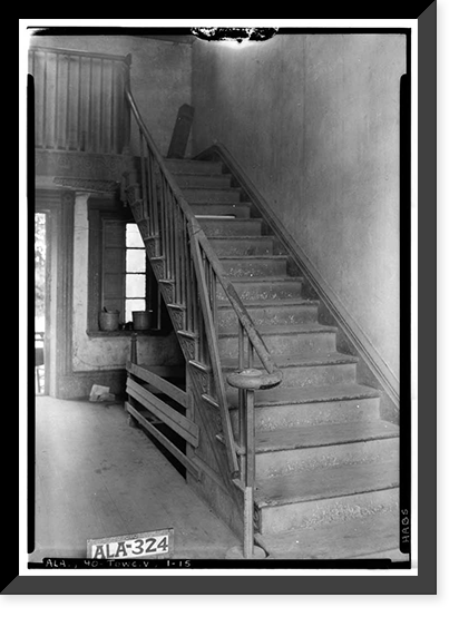 Saunders-Goode-Hall House, State Highway 101, Town Creek vicinity, Lawrence County, AL - 15, Antique Poster
